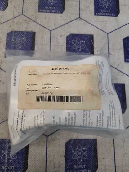 HONEYWELL 2106B1200 SENSEPOINT LEL COMBUSTIBLE GAS SENSOR