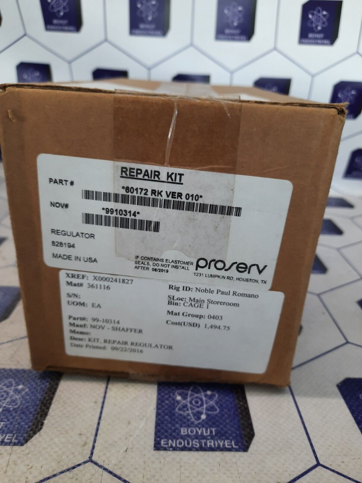 PROSERV 60172 RK VER 010 REPAIR KIT