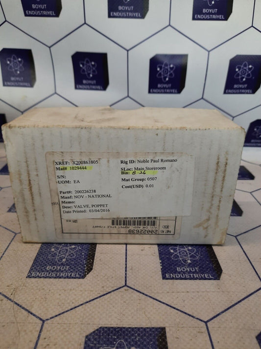 PROSERV 27715 REV.C 20022638 POPPET CHECK VALVE