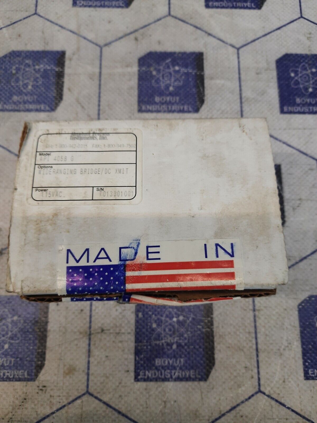 Absolute Process Instruments API 4058 G WIDERANGING BRIDGE/DC XMIT