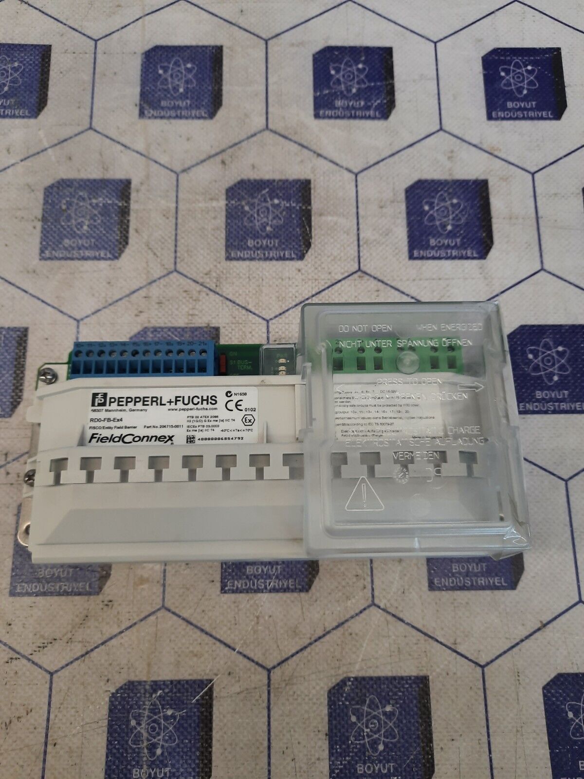 PEPPERL + FUCHS FIELD CONNEX RD0-FB-EX4 FIELD BARRIER 204715-0011