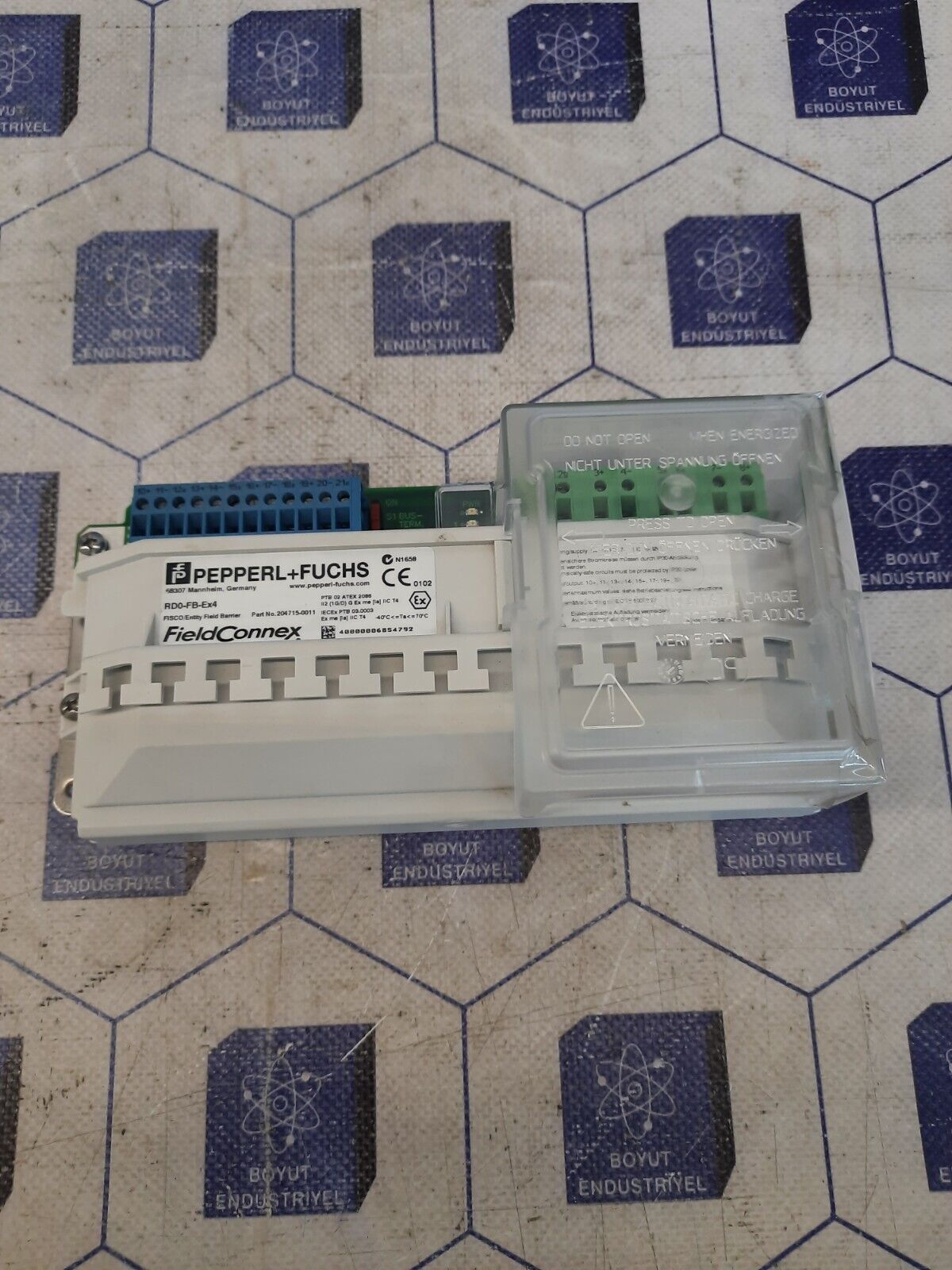PEPPERL + FUCHS FIELD CONNEX RD0-FB-EX4 FIELD BARRIER 204715-0011