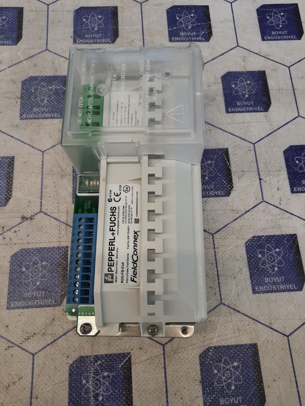 PEPPERL + FUCHS FIELD CONNEX RD0-FB-EX4 FIELD BARRIER 204715-0011