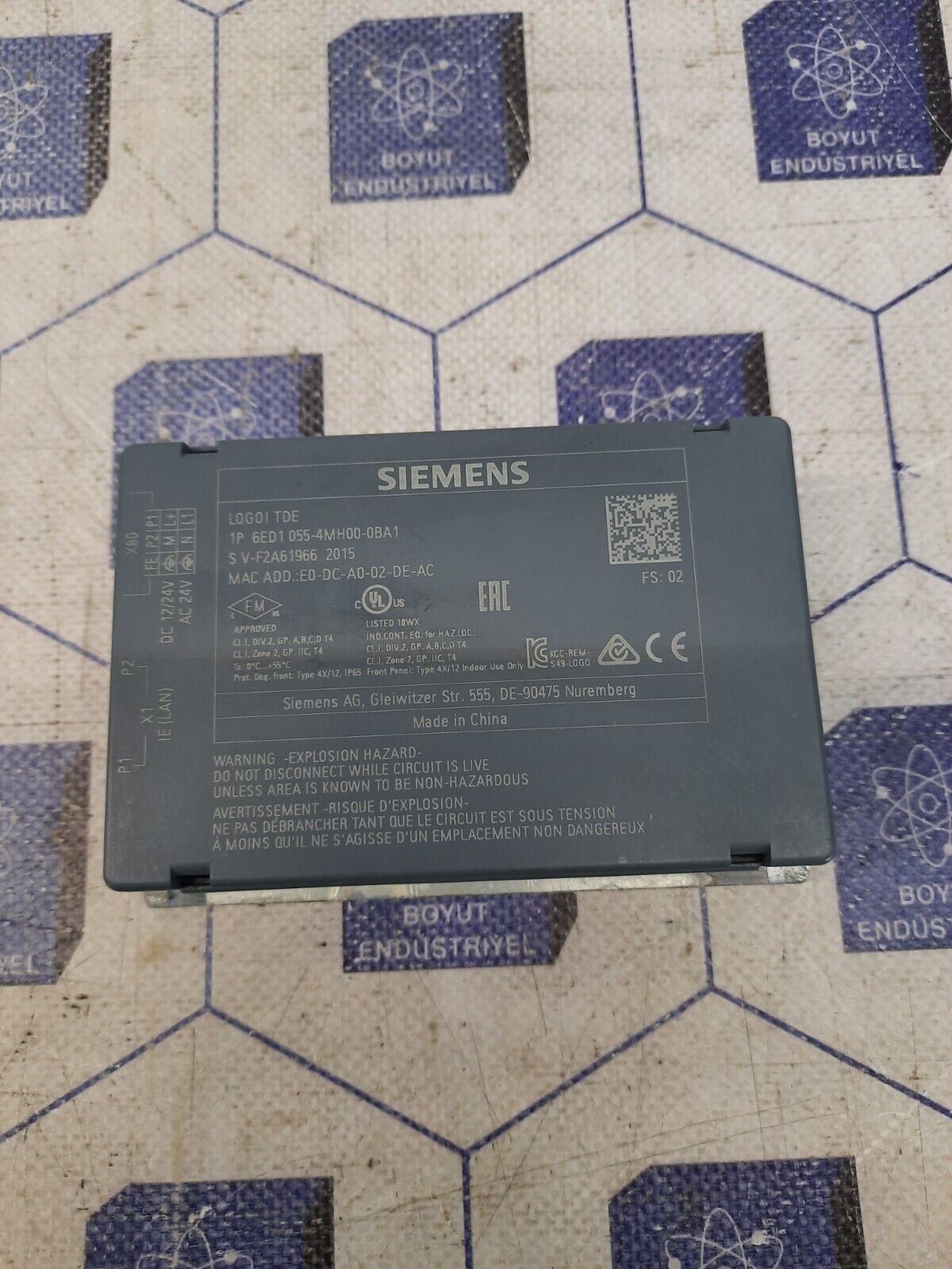 SIEMENS 1P 6ED1 055-4MH00-0BA1 Display Module