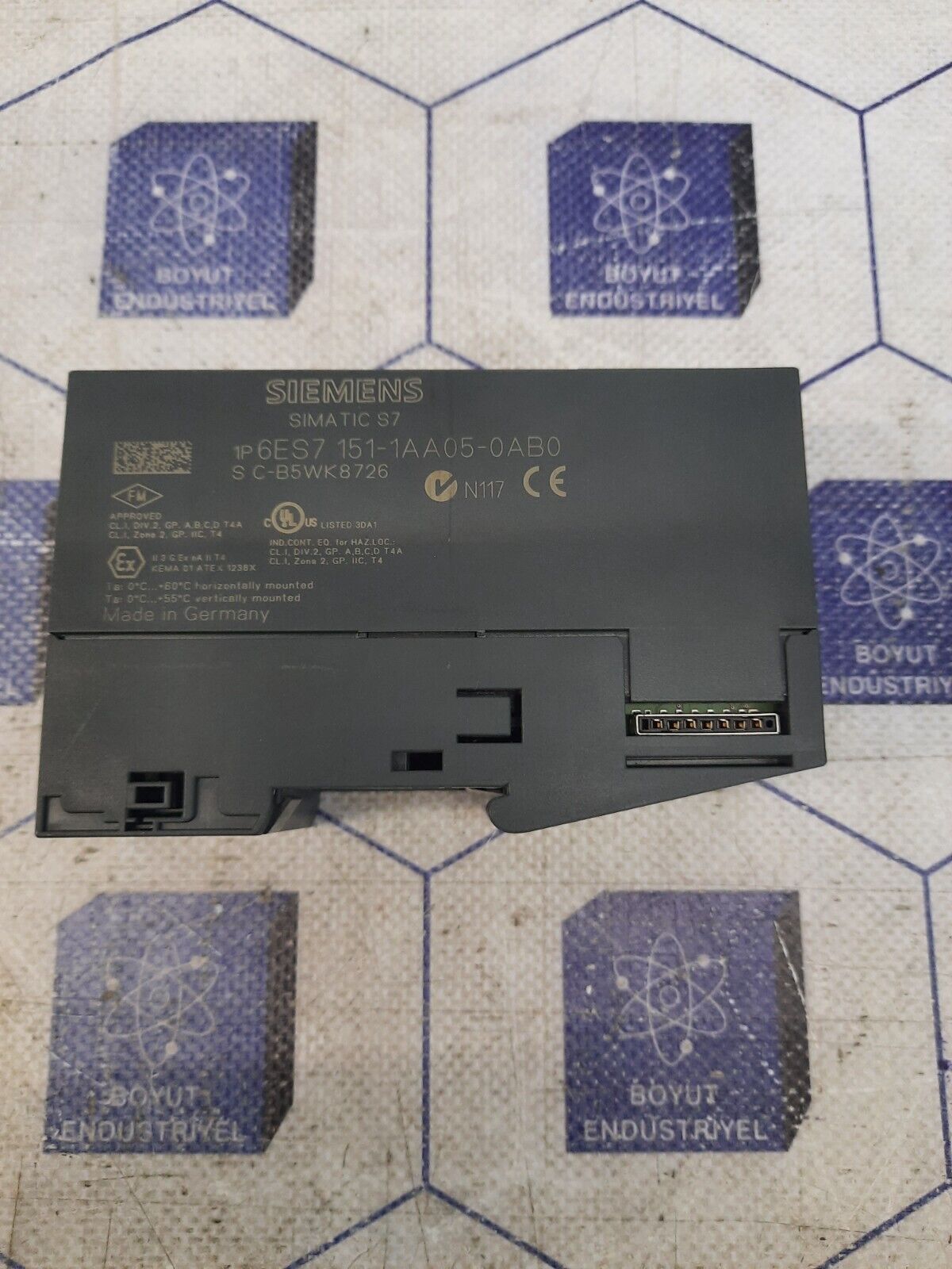 SIEMENS SIMATIC S7 1P 6ES7 151-1AA05-0AB0 INTERFACE MODULE