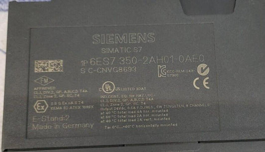 SIEMENS SIMATIC S7 1P 6ES7 350-2AH01-0AE0 COUNTER MODULE