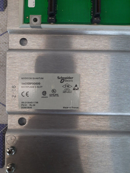 SCHNEIDER ELECTRIC 140XBP00600 Backplane 6 Slot