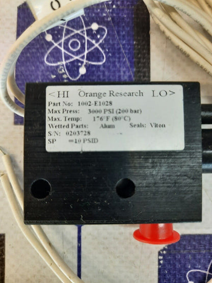 ORANGE RESEARCH 1002-E1028