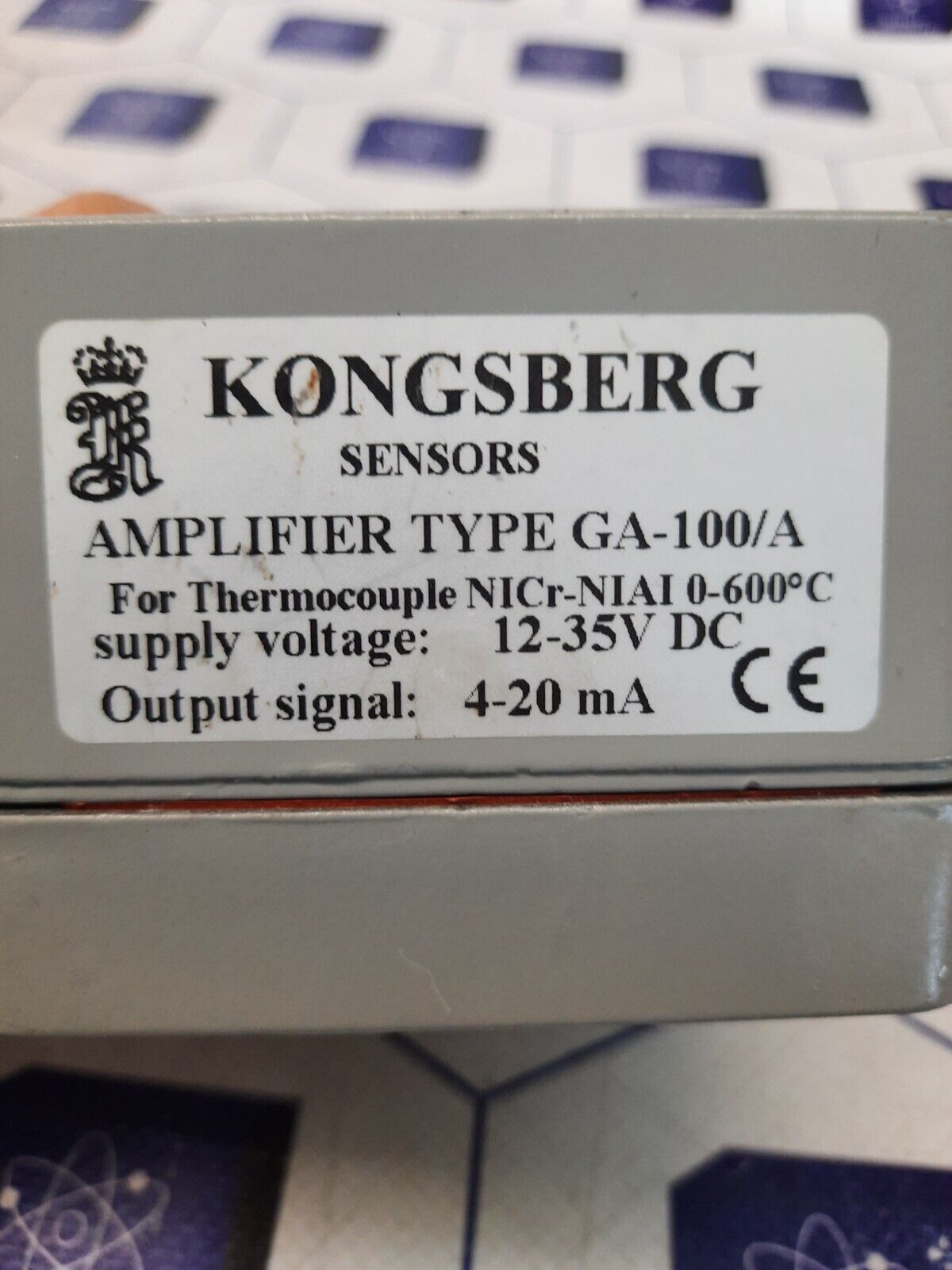 Kongsberg GA-100/A Amplifier Sensors