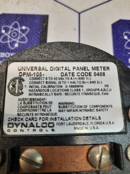 Dynalco DPM-105 Universal Digital Panel Meter