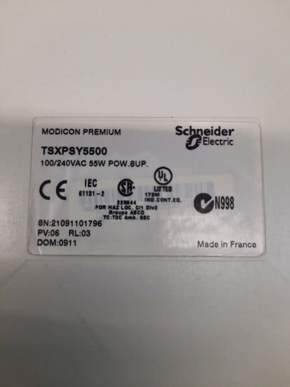 Schneider Electric TSXPSY5500 Power Supply Module