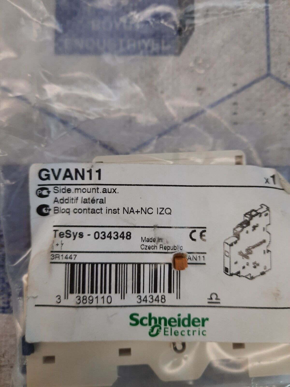 SCHNEIDER ELECTRIC GVAN11 Auxiliary Contact Block