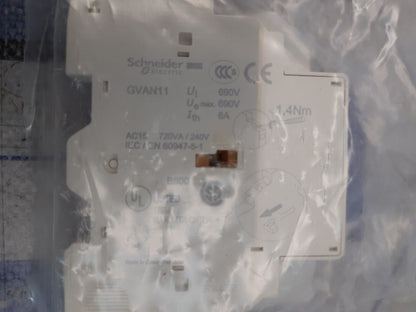 SCHNEIDER ELECTRIC GVAN11 Auxiliary Contact Block