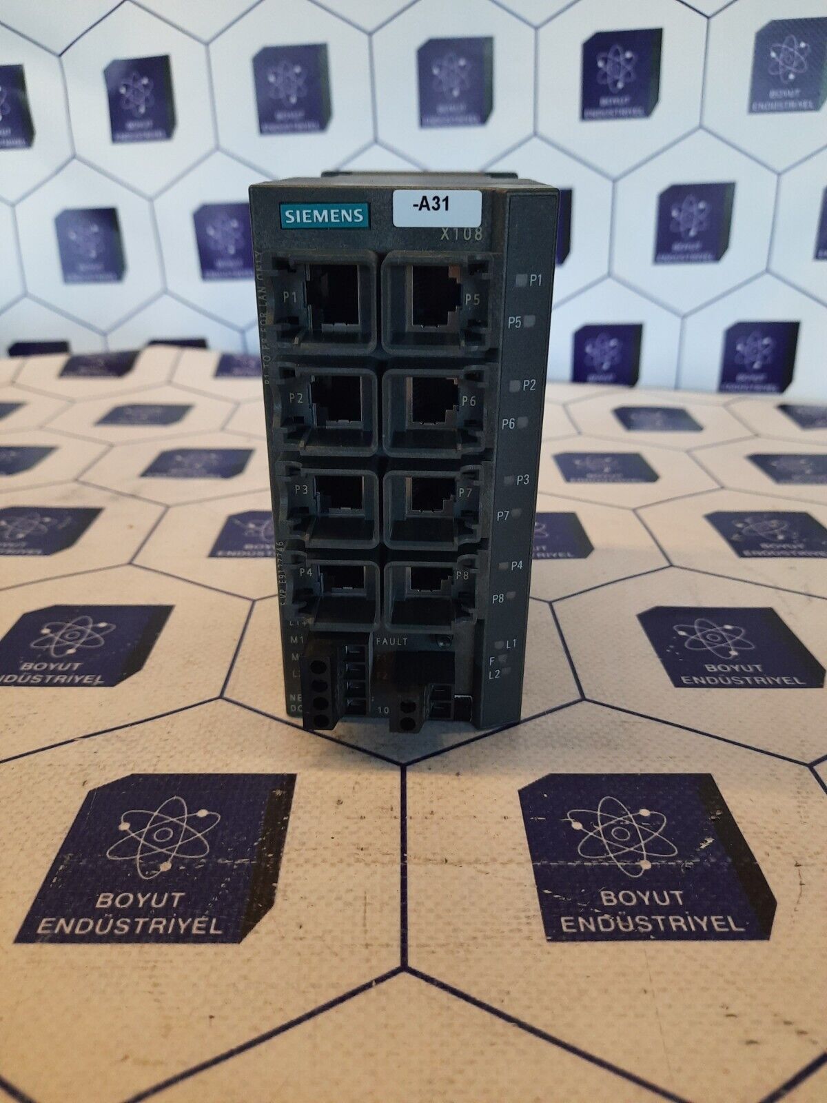 SIEMENS SIMATIC NET INDUSTRIAL ETHERNET SWITCH1P 6GK5 108-0BA00-2AA3