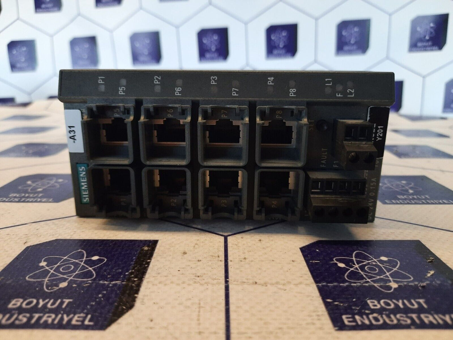 SIEMENS SIMATIC NET INDUSTRIAL ETHERNET SWITCH1P 6GK5 108-0BA00-2AA3