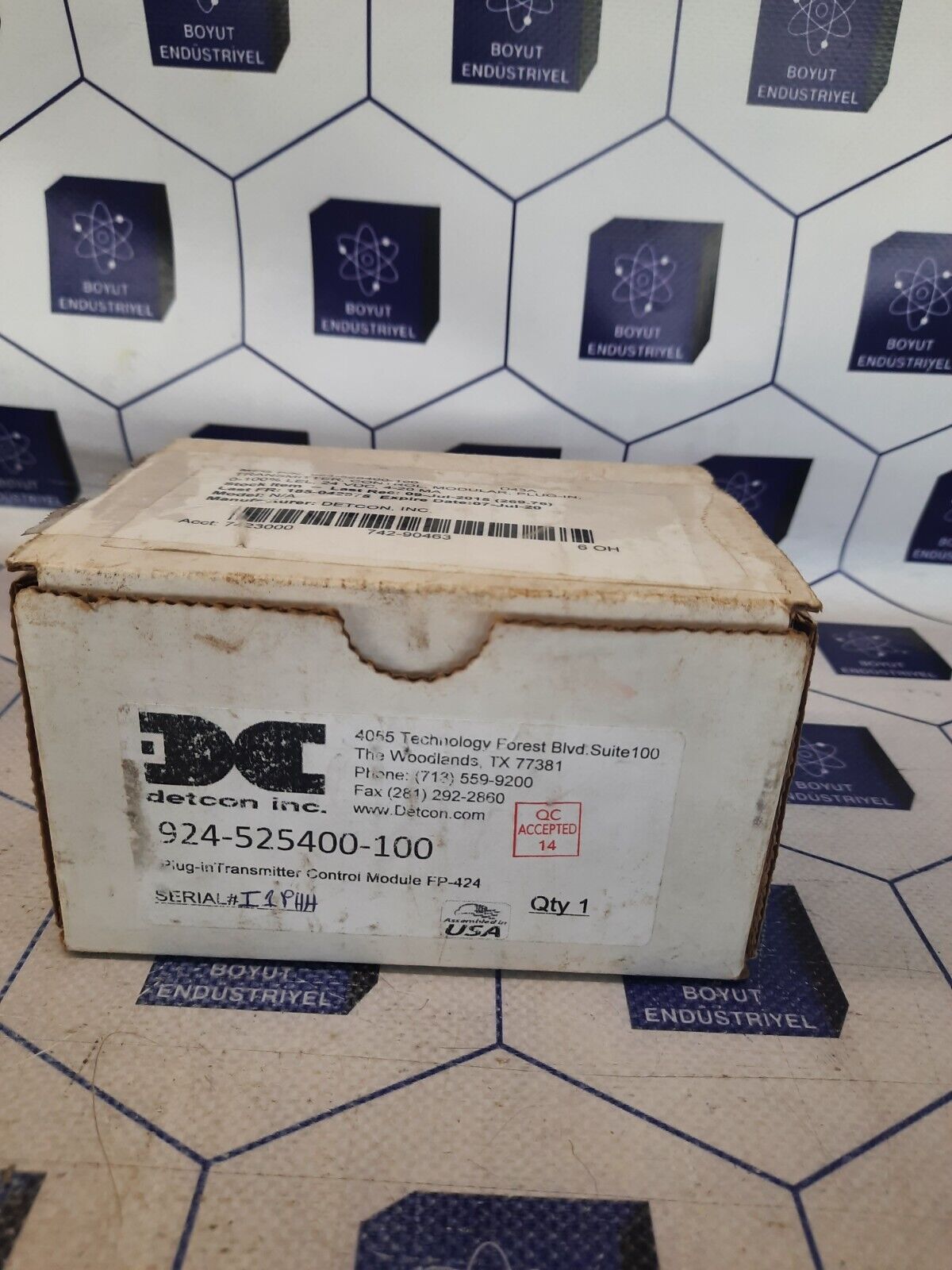 DETCON FP-424C PLUG IN TRANSMITTER CONTROL MODULE