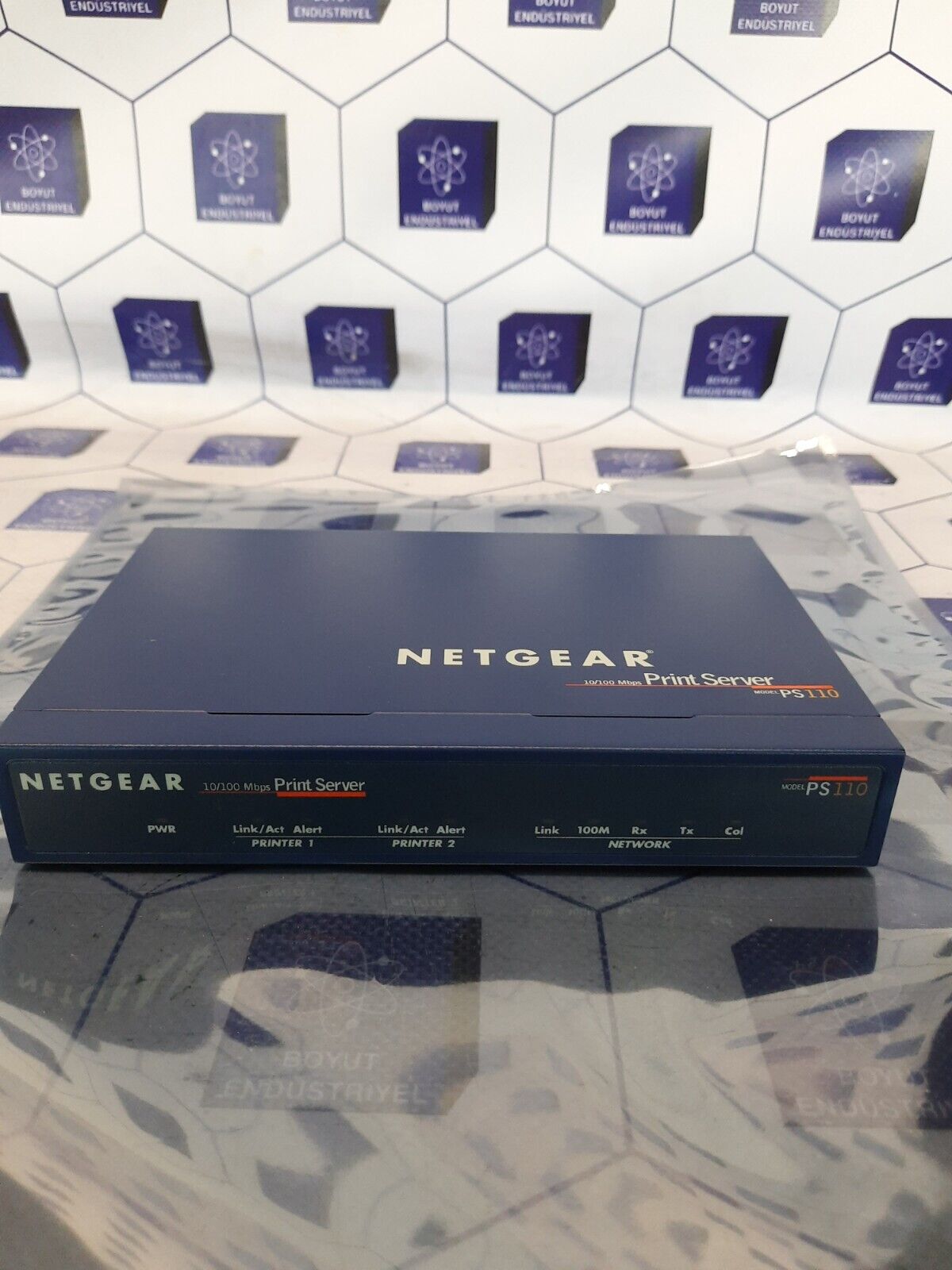 Netgear PS110 10/100 Mbps 2 Port Print Server w/ Adapter