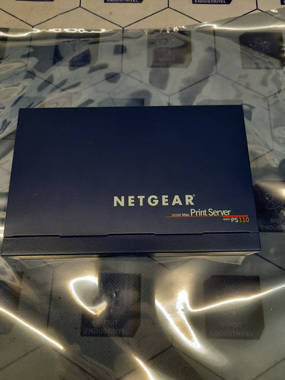 Netgear PS110 10/100 Mbps 2 Port Print Server w/ Adapter