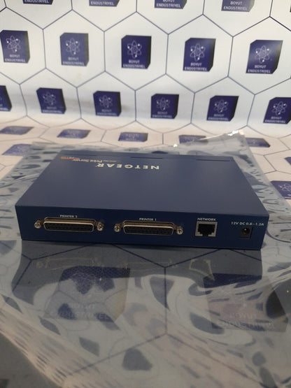 Netgear PS110 10/100 Mbps 2 Port Print Server w/ Adapter