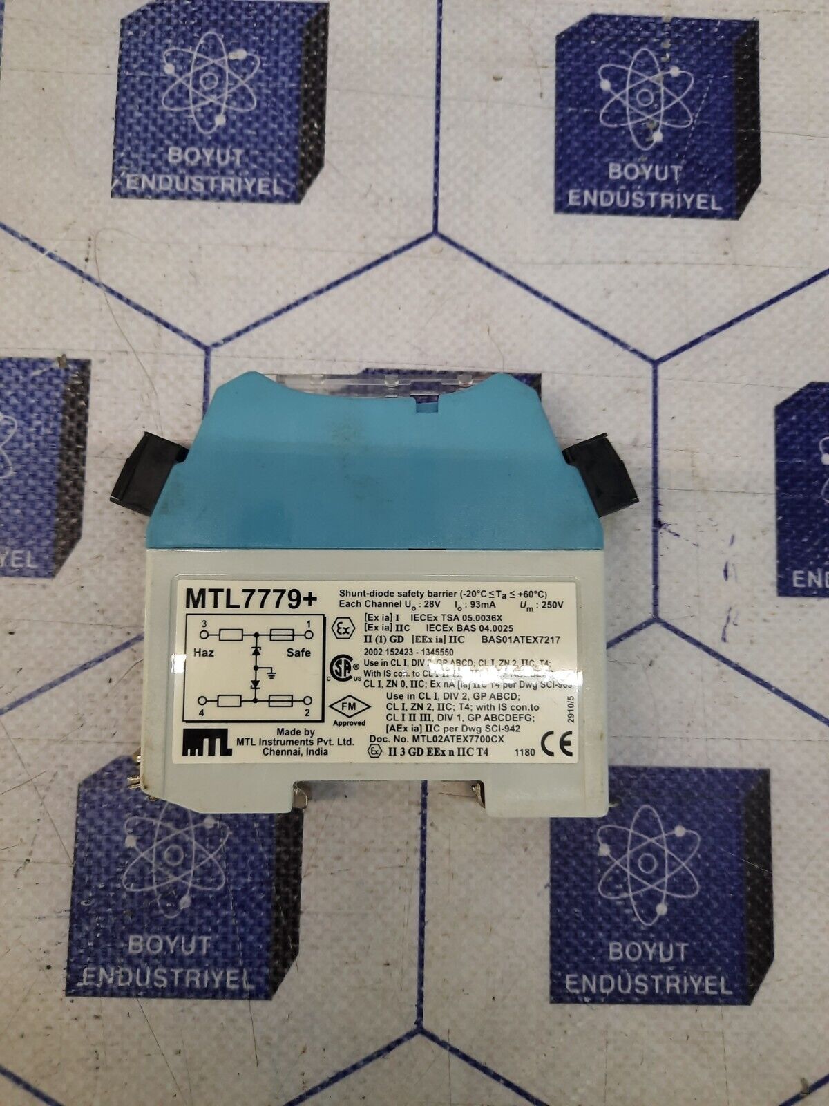 Mtl 7779+ shunt diode safety barrier 28v 93ma