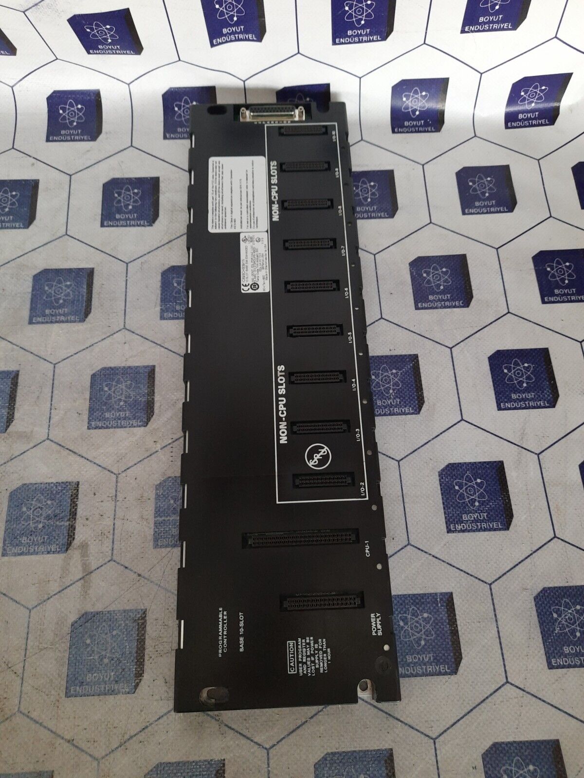 GE Fanuc IC693CHS391N 10-Slot EMI Enhanced Baseplate