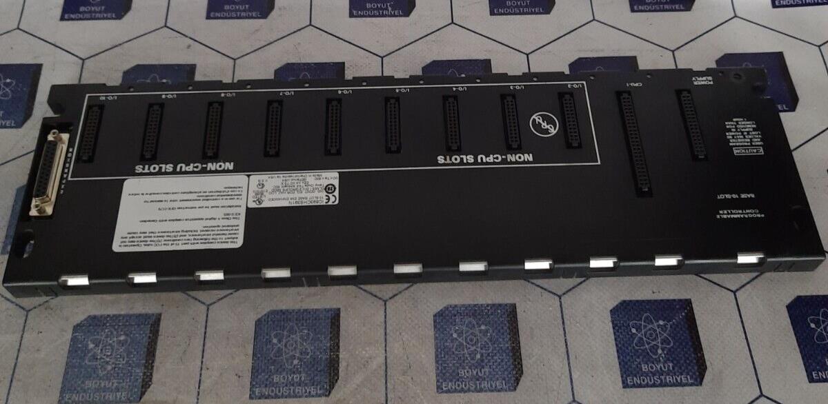 GE Fanuc IC693CHS391N 10-Slot EMI Enhanced Baseplate