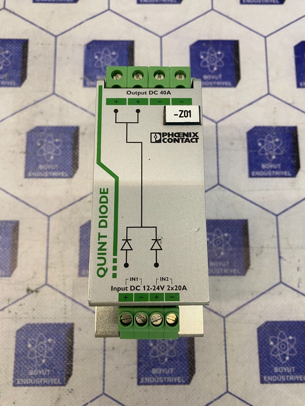 PHOENIX CONTACT QUINT-DIODE/12-24DC/2X20/1X40 - 2320157 Output DC 40A