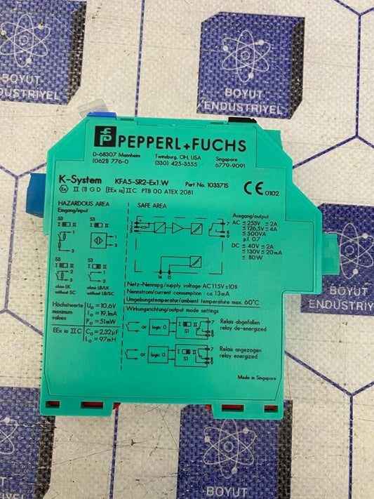 PEPPERL+FUCHS KFA5-SR2-Ex1.W SWITCH AMPLIFIER
