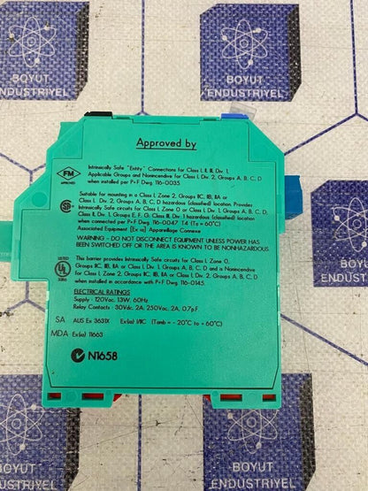 PEPPERL+FUCHS KFA5-SR2-Ex1.W SWITCH AMPLIFIER