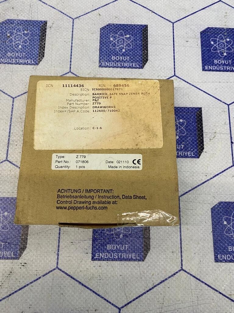 PEPPERL+FUCHS Z-SYSTEM Z779 / 68307 DIODE BARRIER