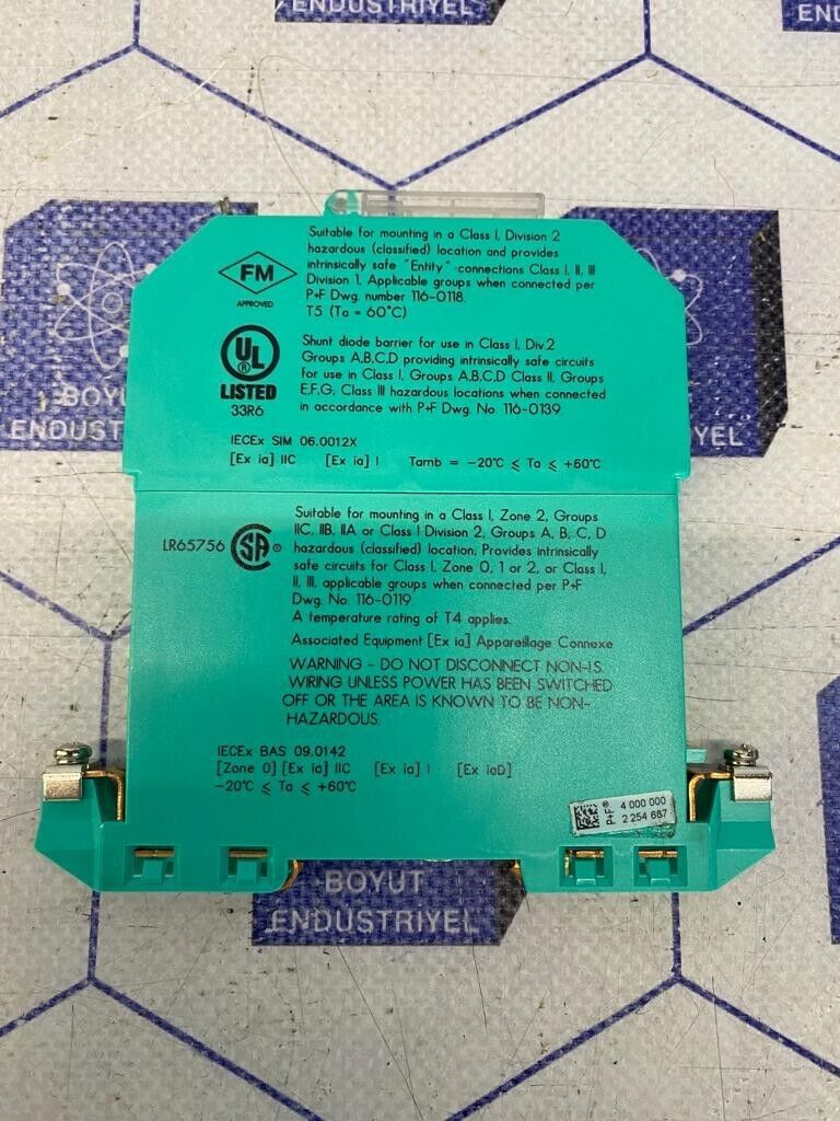 PEPPERL+FUCHS Z-SYSTEM Z779 / 68307 DIODE BARRIER