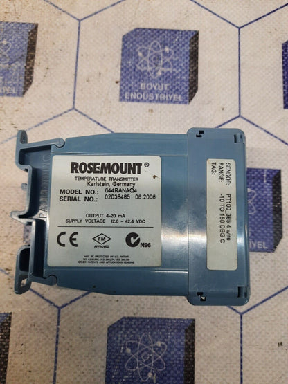 ROSEMOUNT 644R TEMPERATURE TRANSMITTER 644RANAQ4
