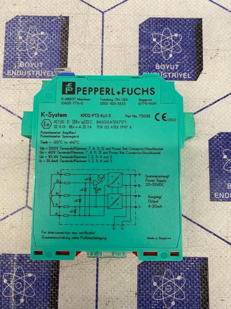 Pepperl+Fuchs KFD2-PT2-Ex1-5 K-System d-68307