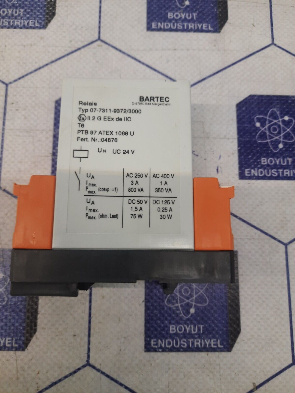 BARTEC Modex 07-7311-9372/3000 24v Switching Relay