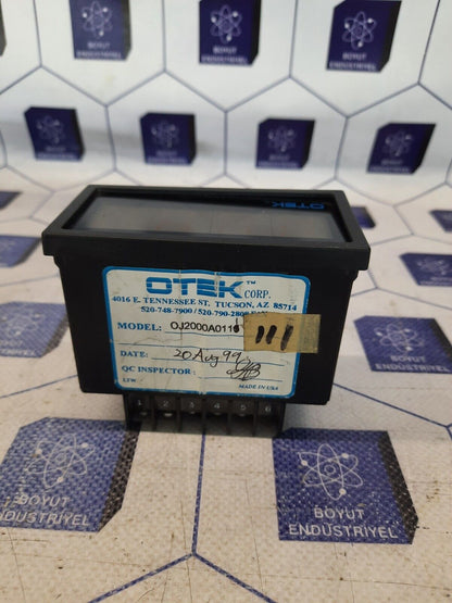 OTEK CORP PANEL METER MODEL OJ2000A0111