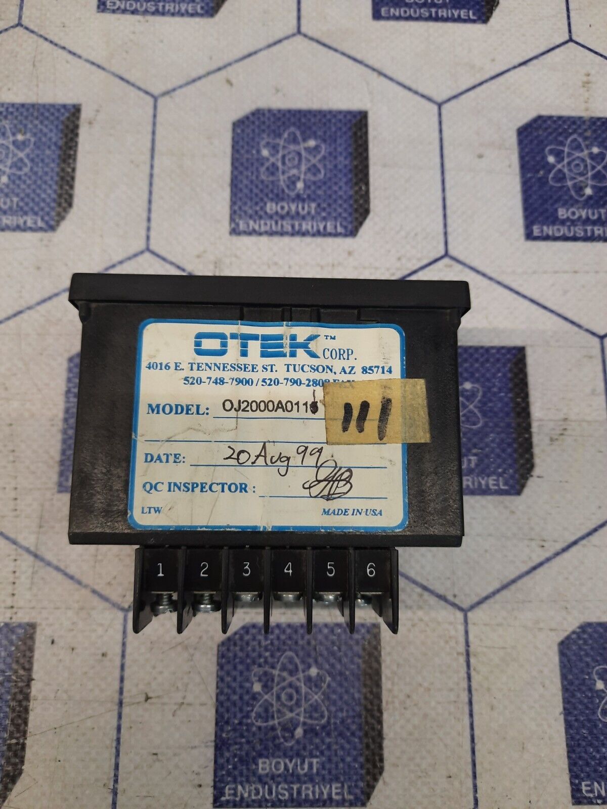 OTEK CORP PANEL METER MODEL OJ2000A0111