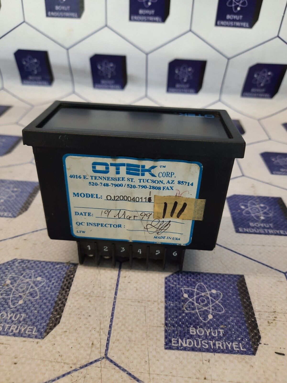 OTEK CORP PANEL METER MODEL OJ200040111