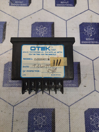 OTEK CORP PANEL METER MODEL OJ200040111