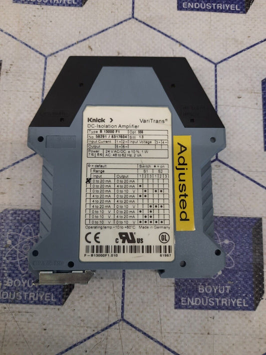 Knick DC-Isolation Amplifier Type B 13000 F1