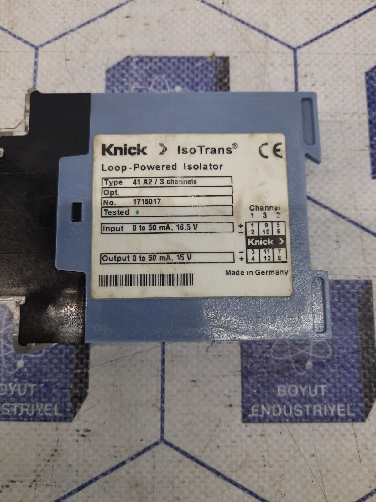 KNICK 41 A2 / 3 CHANNELS LOOP-POWERED ISOLATOR