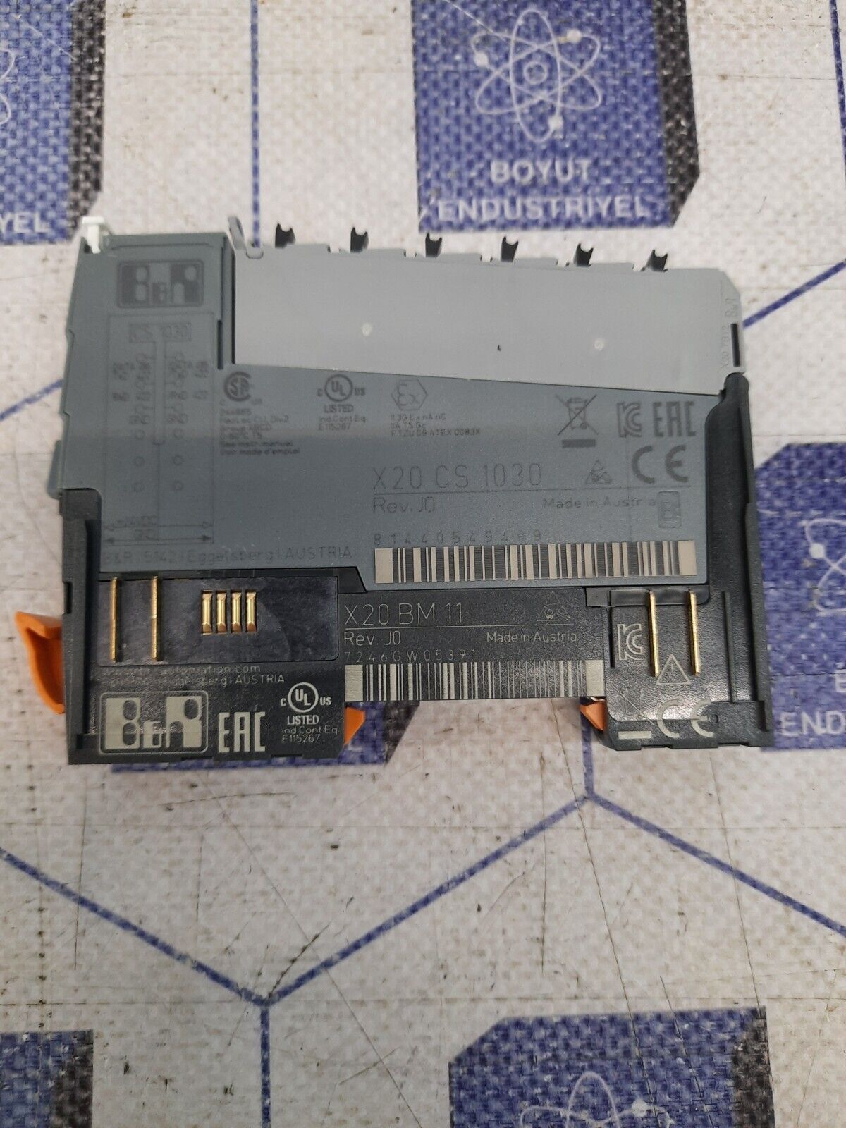 B&R X20 CS 1030 REV.J0 CONTROLS