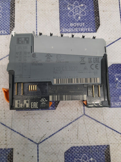 B&R X20 CS 1030 REV.J0 CONTROLS