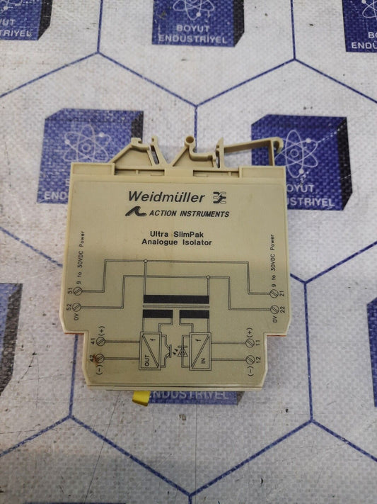 WEIDMULLER 832709 SLIMPAK ANALOGUE ISOLATOR