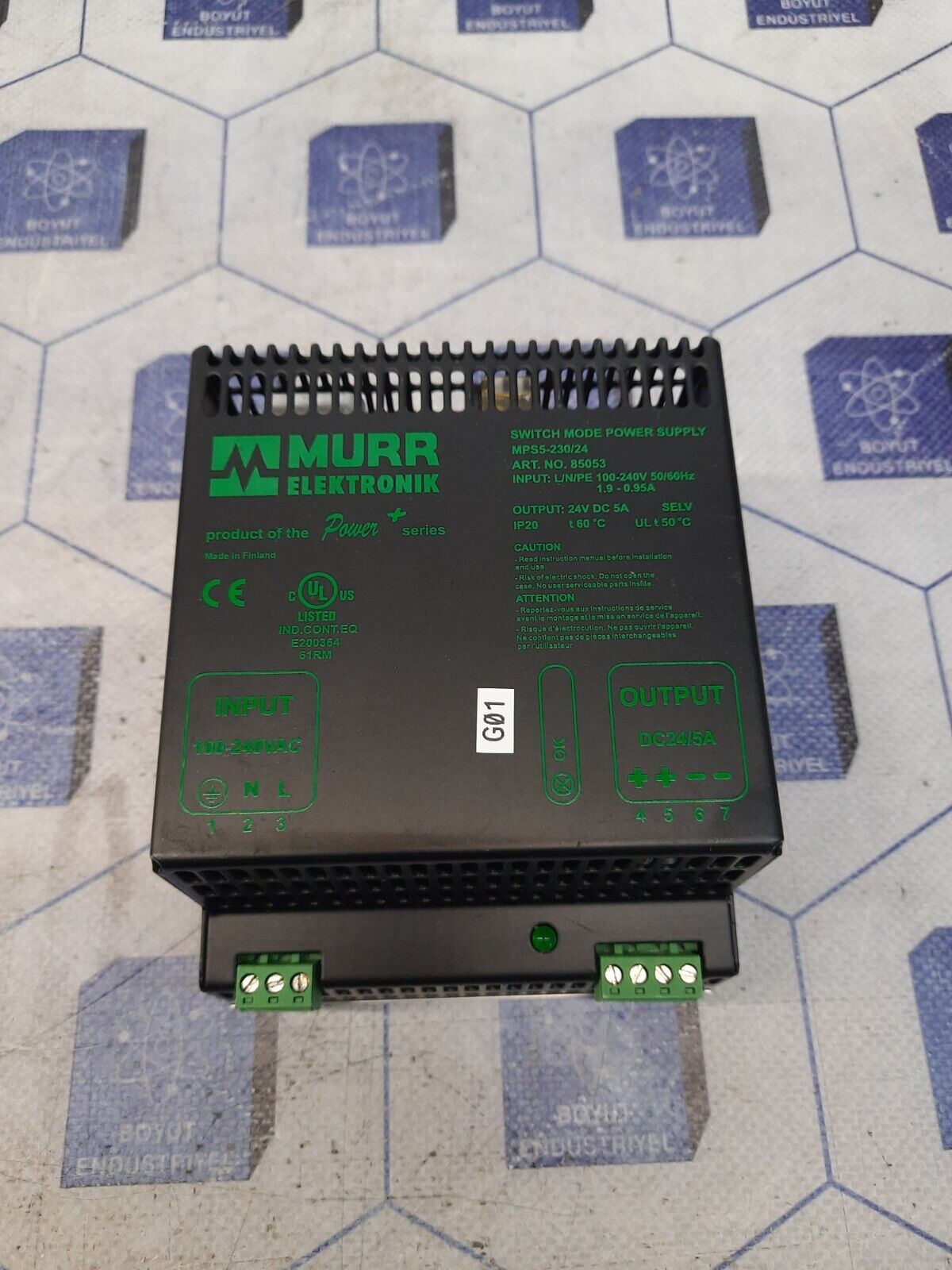 MURR ELECTRONICS MPS5-230/24 Switch Mode Power Supply