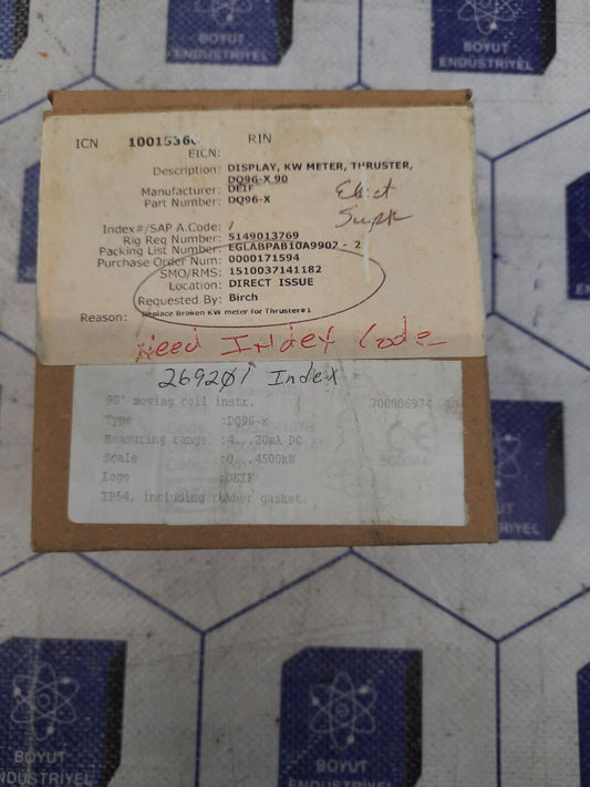 DEIF DQ96-X Analog Meter Counter