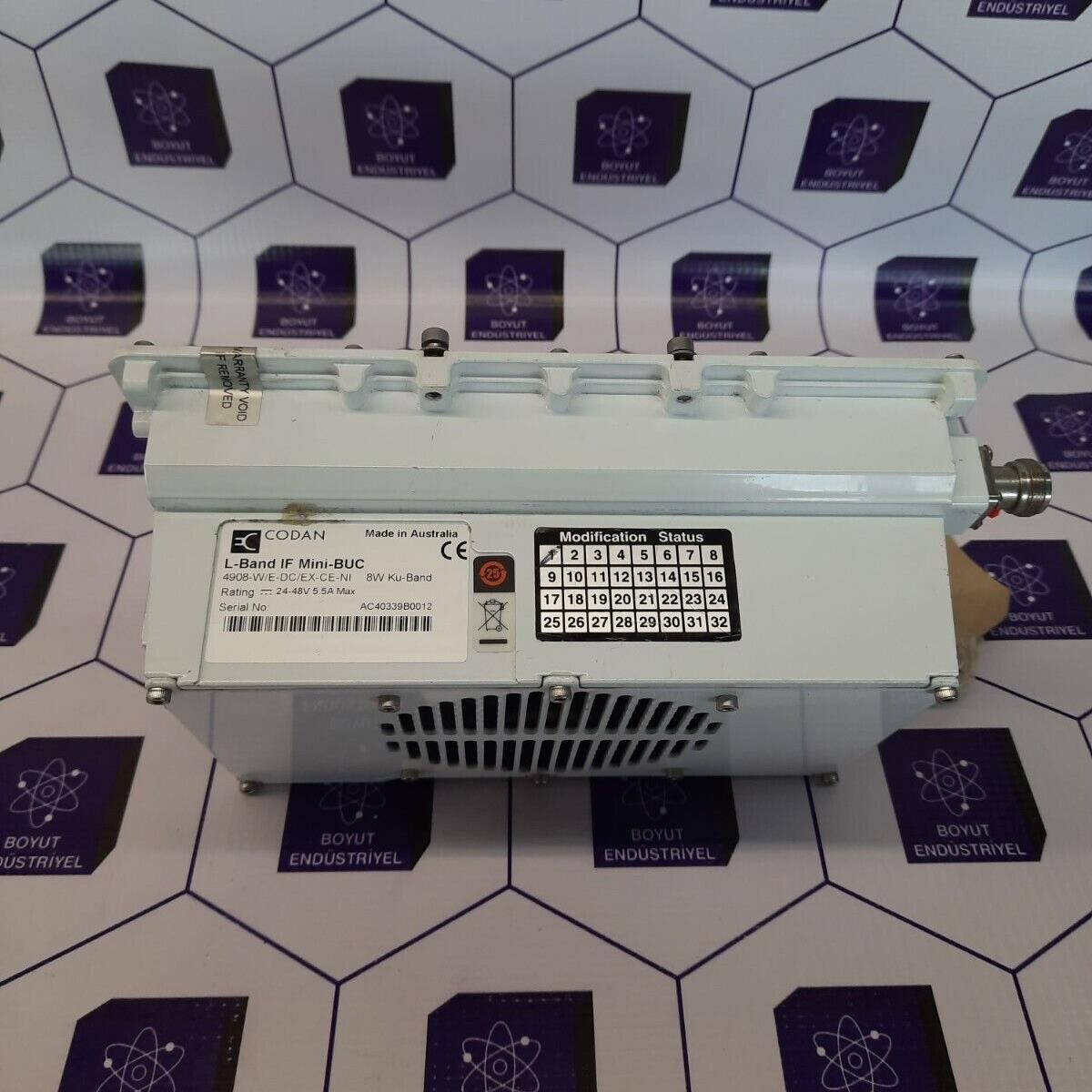 Codan L-Band IF Mini-BUC 4908-W/E-DC/EX-CE-NI 8W Ku-Band