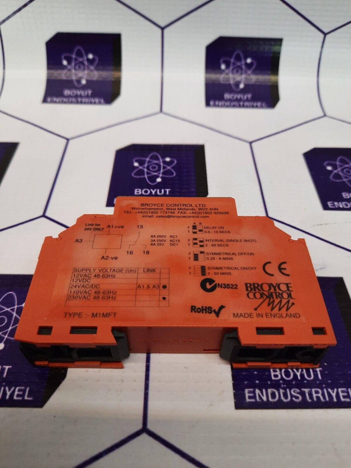 BROYCE CONTROL M1MFT 330-6654  Multi Time Range Timer