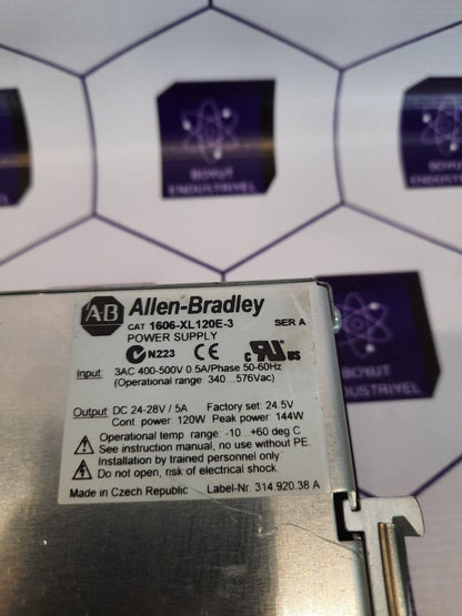 ALLEN-BRADLEY 1606-XL120E-3 SER.A POWER SUPPLY