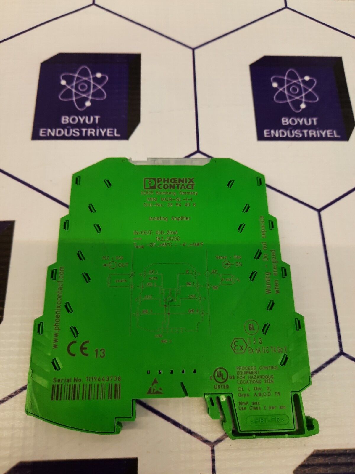 PHOENİX CONTACT MINI MCR-SL-I-I (Ord.No:2864406) SIGNAL CONDITIONER