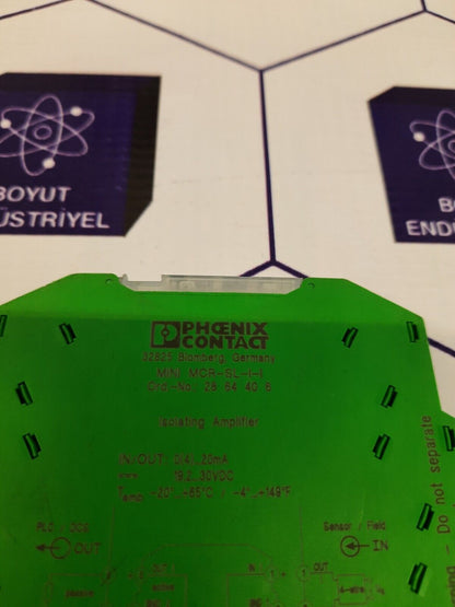 PHOENİX CONTACT MINI MCR-SL-I-I (Ord.No:2864406) SIGNAL CONDITIONER